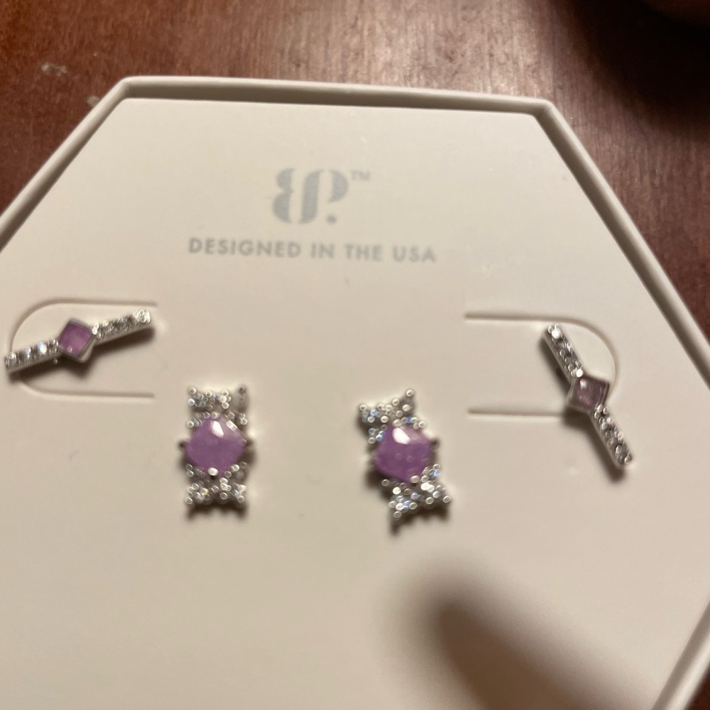 Bomb party Ice crystal earrings